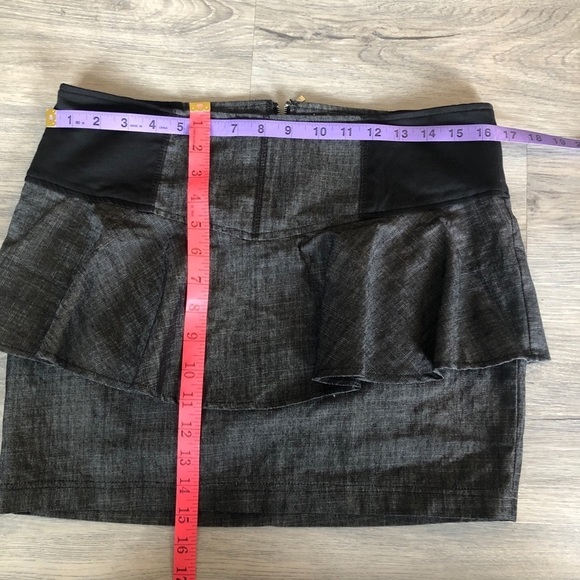 Urban Behavior Contrast band w/Peplum Mini Skirt - Picture 7 of 7